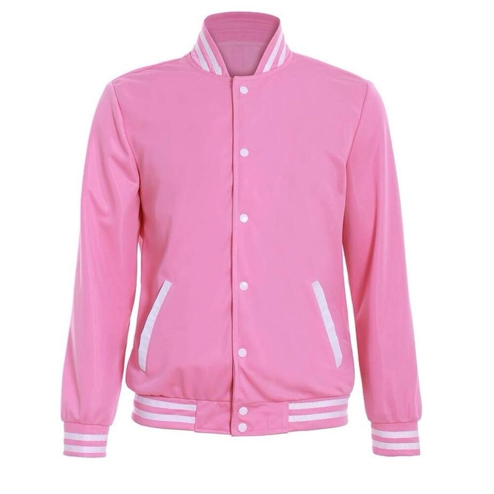 Men's Steven Cosplay Pink Coat Baseball Uniform Jacket Unisex Costume Small